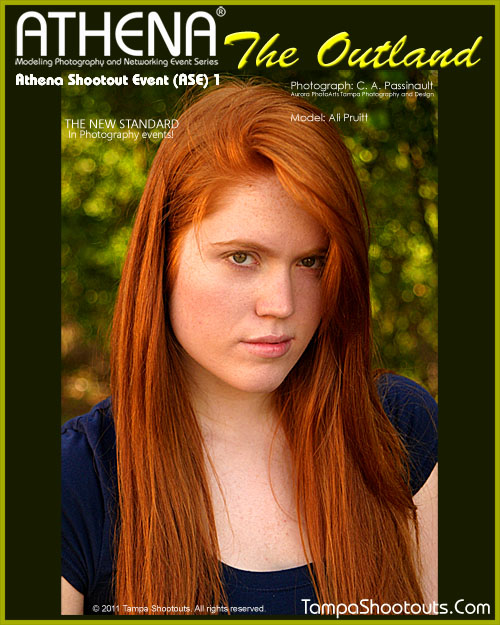 I took this photography of model Ali Pruitt back in August 2011. She is a really cool girl, and an amazing model. I also did the design work for this event poster. In the near future, I will be well-known for producing the best modeling photography events in the Tampa Bay area, and I have big plans for Tampa Shootouts!