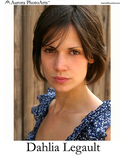 Tampa Bay stage actress Dahlia Legault headshot by Aurora PhotoArts.