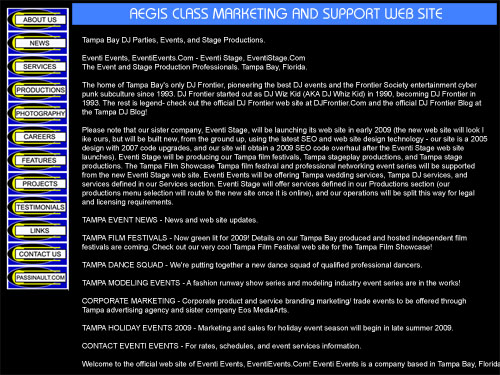 Aegis Class mock-up.